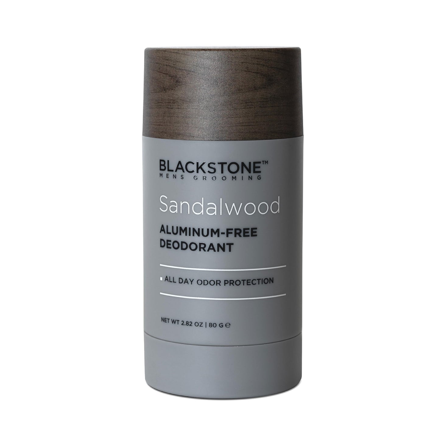 Blackstone Men's Grooming Aluminum-Free Deodorant - All Day Odor Protection | Long Lasting Protection - Sandalwood (2.82 oz)