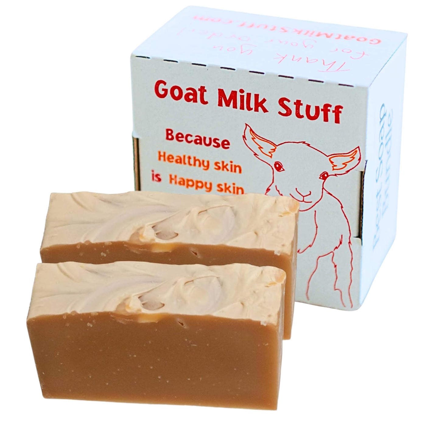 Goat Milk Stuff HONEYSUCKLE Goat Milk Soap - Natural Soap Bar, Gifts for Men and Women, Gentle for both Face and Body, Handmade Bar Soap (Box of 2)