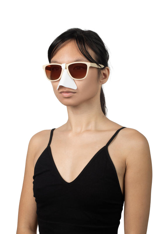 CoolNES - 4 Pack - UV Nose Guards for Glasses - Skin Sun Protection - Shield Guard Protector UPF 50+ Patented