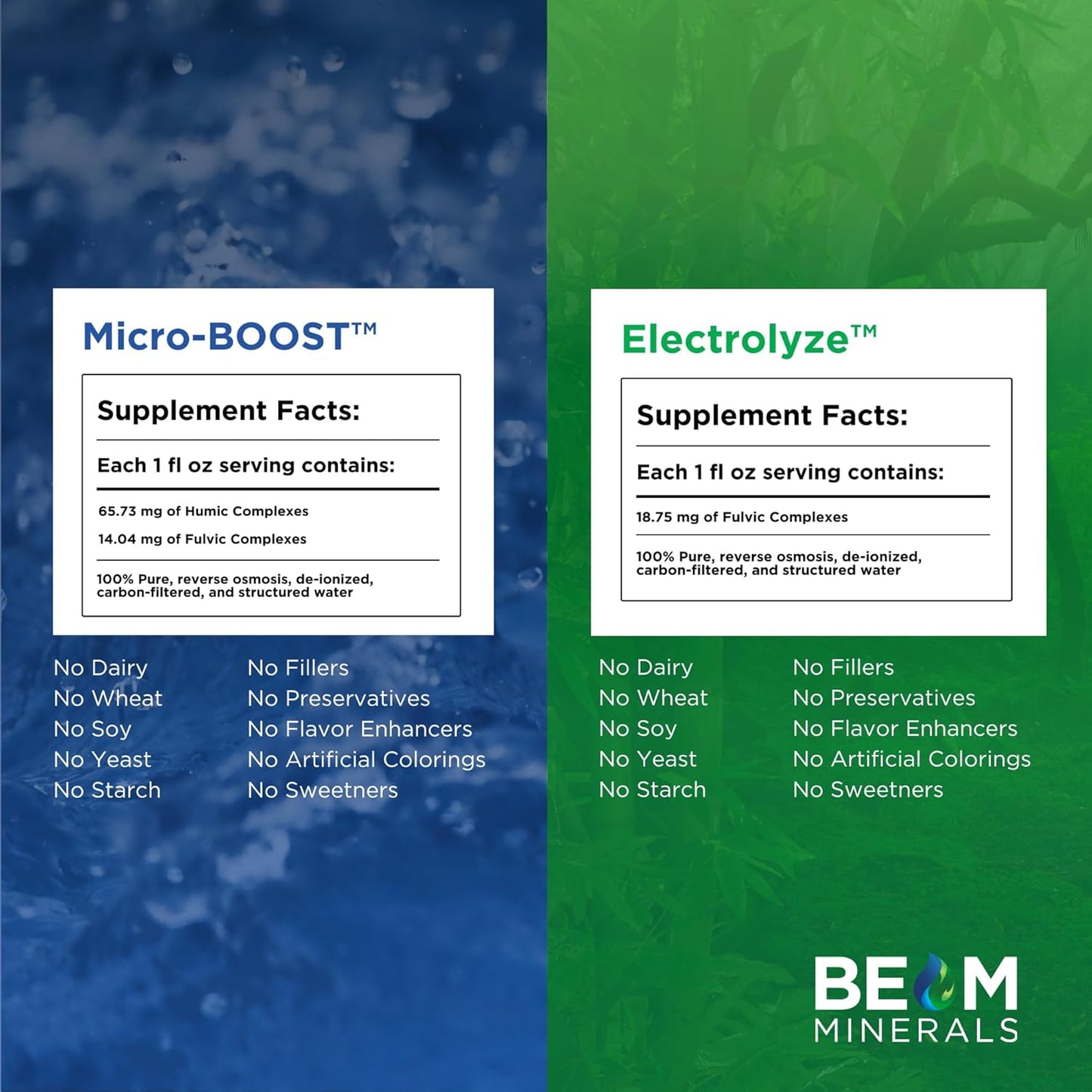 BEAM Minerals Electrolyte & Micronutrient Support Set - 100% Bioavailable Advanced Formula