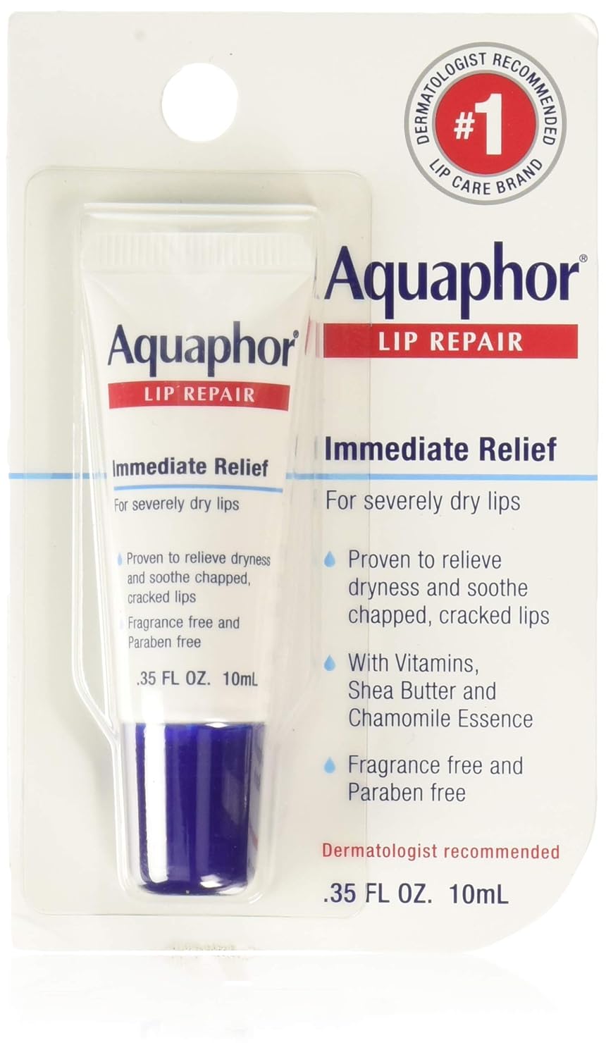 Aquaphor Lip Repair, 0.35 Fl Oz, Pack of 6