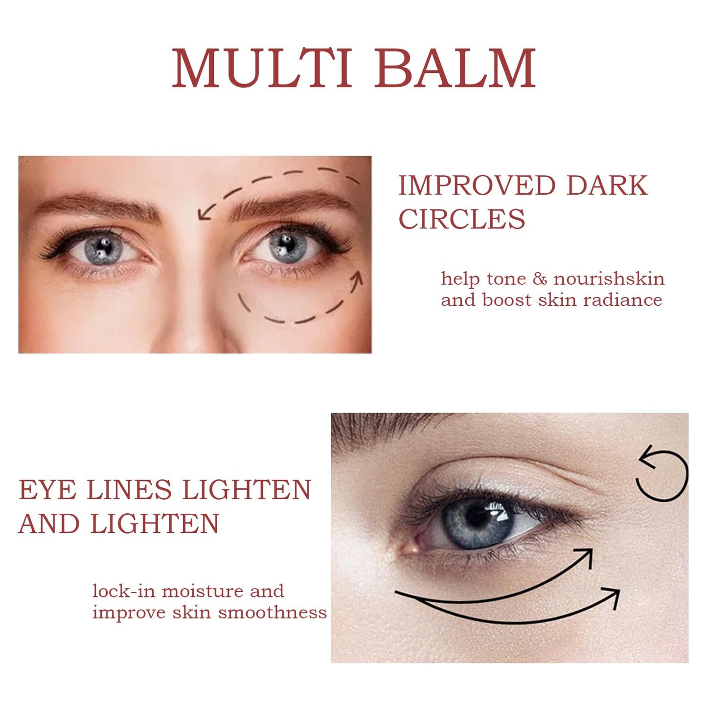 calcium multi balm, Calcium Volume Multi Balm, Wrinkle Core Stick, Collagen Moisturing Stick, Hydrating, Almond & Vitamin E for Lip Balm Eye Cream Neck. 3pcs