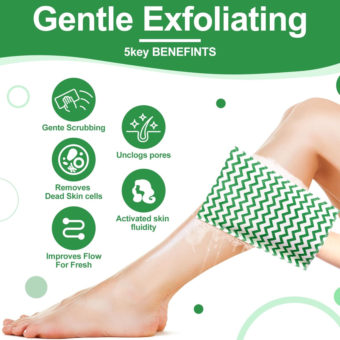 Tatuo 12 Pieces Korean Exfoliating Mitt Glove Italy Towel Body Skin Scrubber Exfoliating Scrubber for Remove Dead Skin Washcloth Korean(Small,Green, Red, Yellow, Blue)