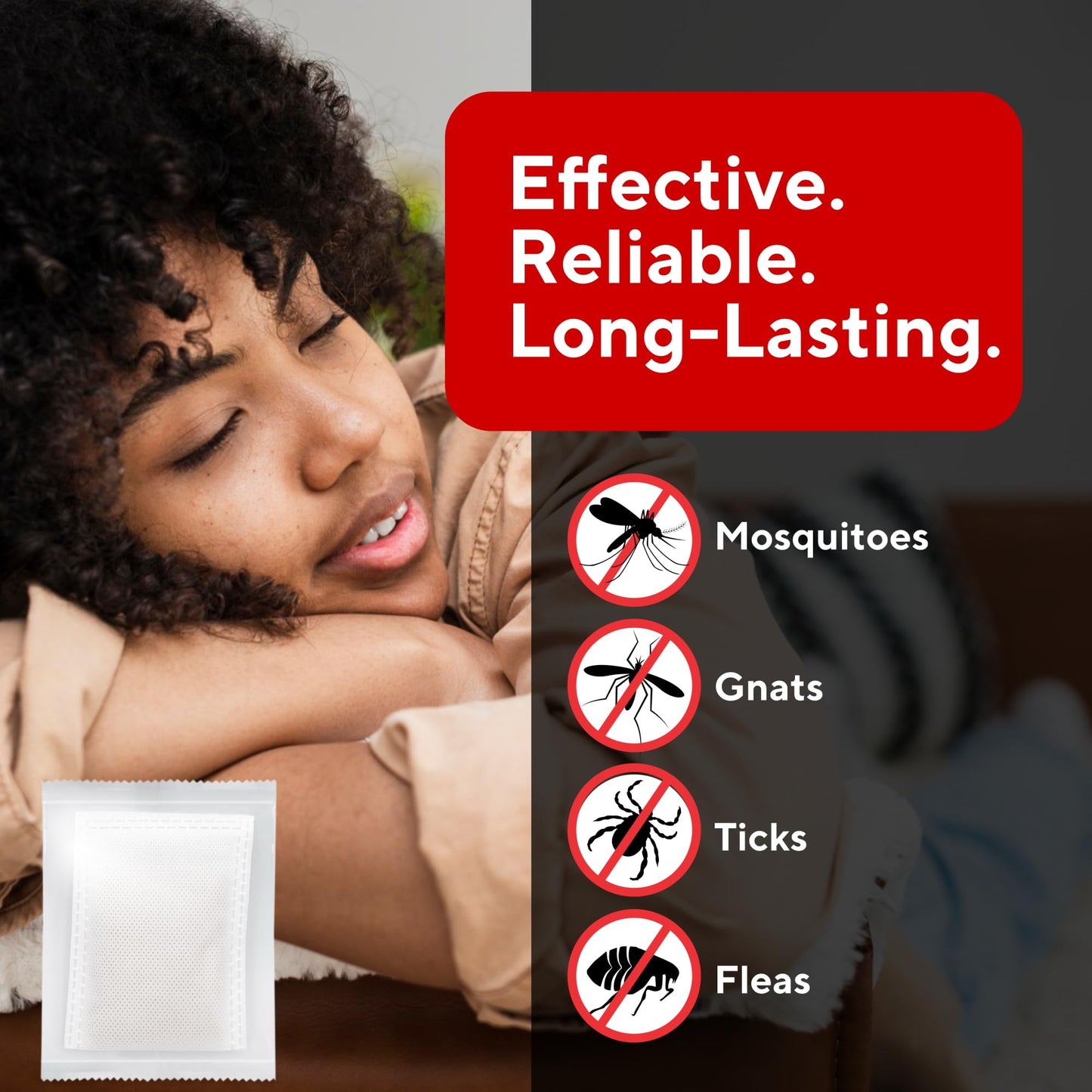 Travel Mosquito Repellent Pouches 12 Pack – Natural Indoor & Outdoor Mosquito Repellent for Home, Patio, Yard & Camping | Long-Lasting Mosquito Repellent Bags – Safe for Kids & Pets