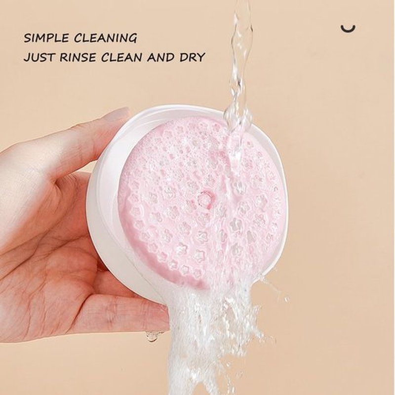 LZbeove Plastic Facial Cleanser Foamer Cup Portable Face Cleanser Foam Maker Cup Travel Skin Care Foam Maker Facial Skin Cleansing Care for Quickly get a rich cleanser lather (Pink)