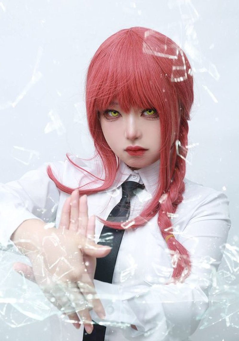 C-ZOFEK Cosplay Wig for Anime Costume (orange red)