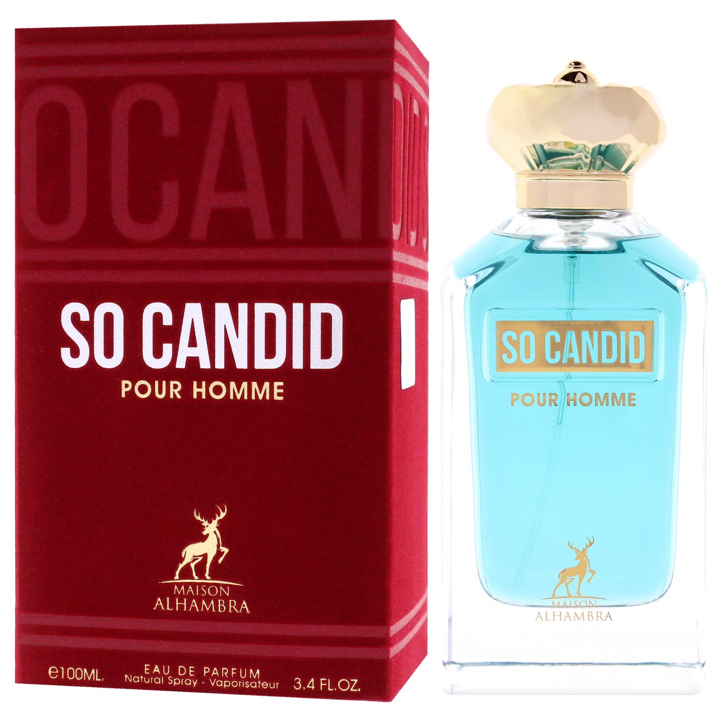 So Candid by Maison Alhambra for Men - 3.4 oz EDP Spray
