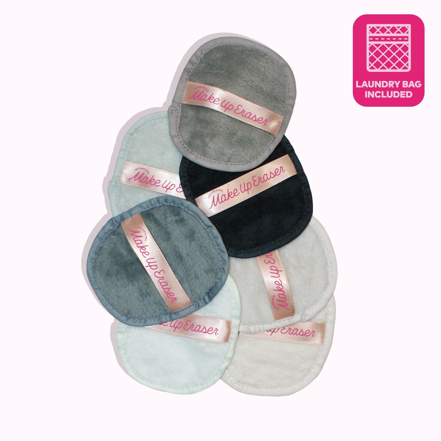 The Original MakeUp Eraser, 7-Day Set, Erase All Makeup with Just Water, Including Waterproof Mascara, Eyeliner, Foundation, Lipstick, Sunscreen, and More! Cool Gal Neutrals, 7ct.