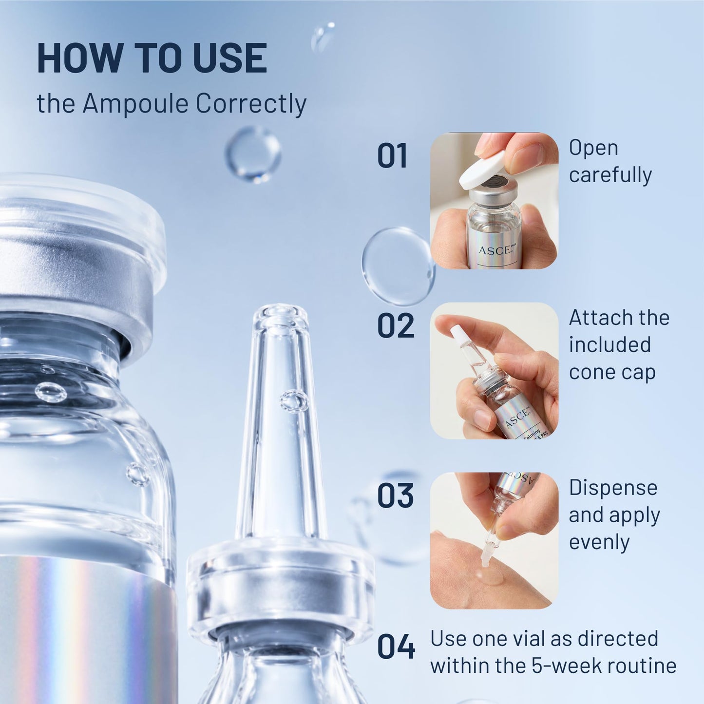 ASCE+ Exosome Ampoule Pro – 5 Weeks Intensive Skin rejuvenating care with 70,000ppm Ultra-High Concentration Rose Exosome, Hydrating & Skin Glow, Boosts Collagen, Wrinkle & Pigmentation Care