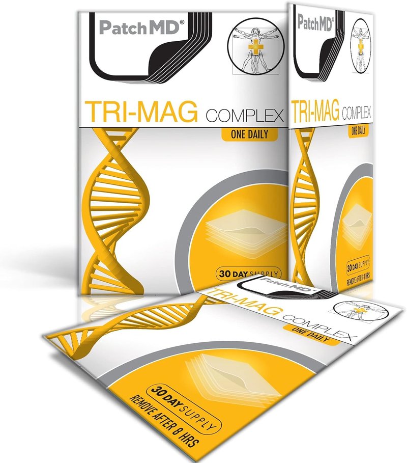 Tri-Mag Complex Topical Patch - 30-Day Supply for Enhanced Magnesium Absorption
