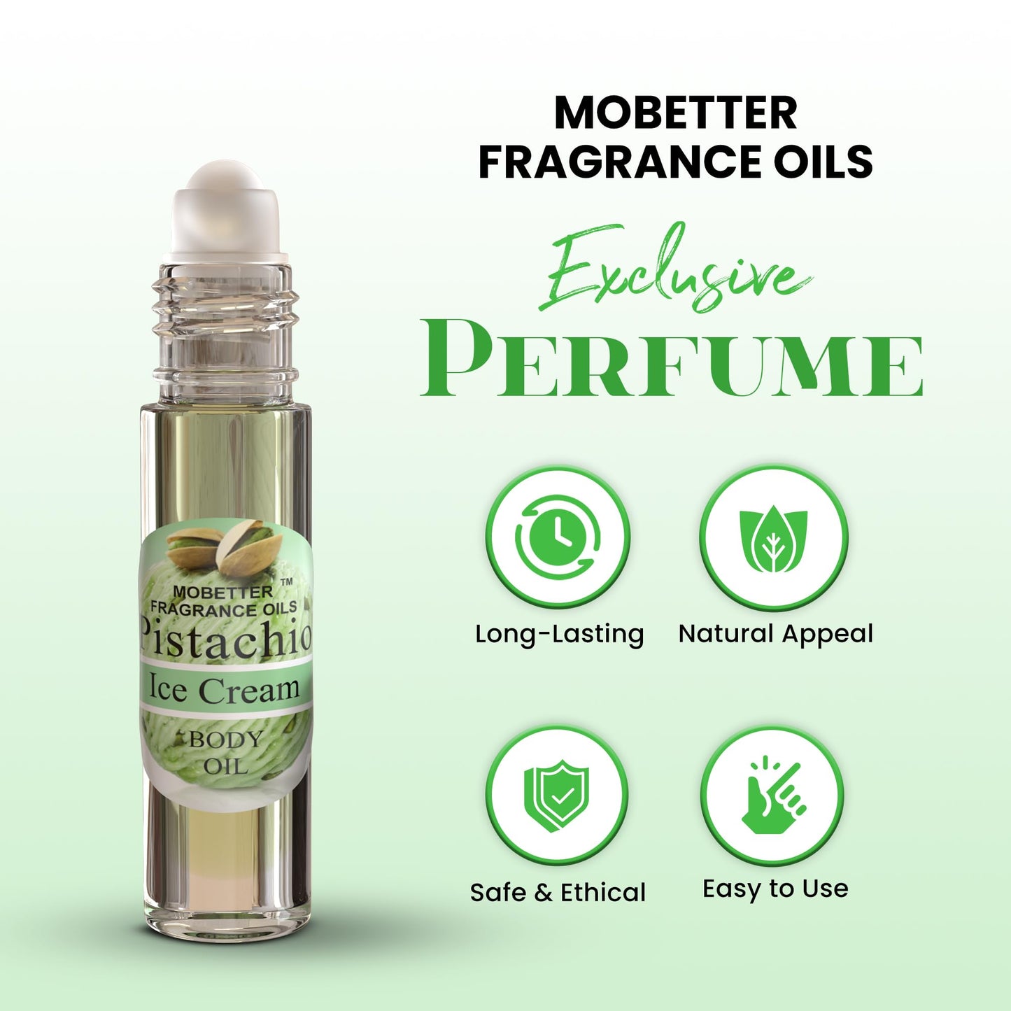 MOBETTER FRAGRANCE OILS Pistachio Ice Cream Body Oil