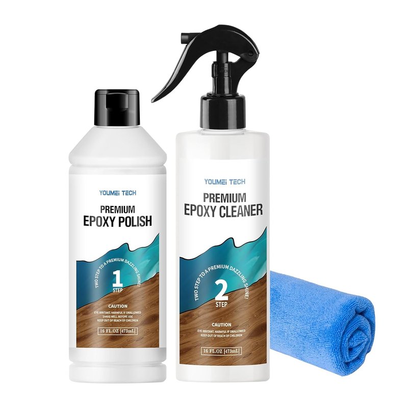 Resin Polishing Kit - Premium 32oz Epoxy Polish & Cleaner | Removes Scratches & Scuffs for Countertops