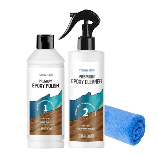 Resin Polishing Kit - Premium 32oz Epoxy Polish & Cleaner | Removes Scratches & Scuffs for Countertops
