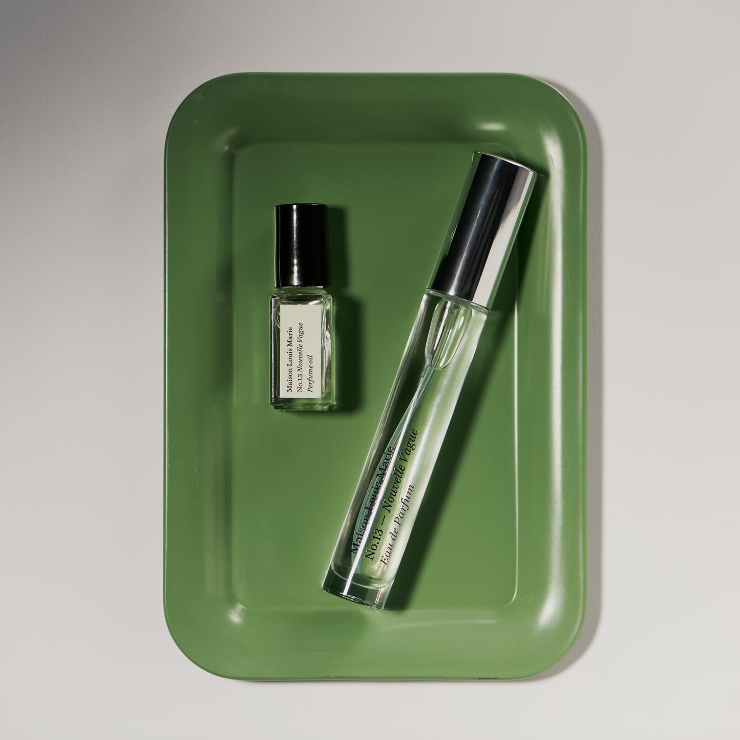 Maison Louis Marie - No.13 Nouvelle Vague 2-Piece Mini Travel Set | Luxury Clean Beauty + Non-Toxic Fragrance (3 mL roll-on oil; 10 mL spray)