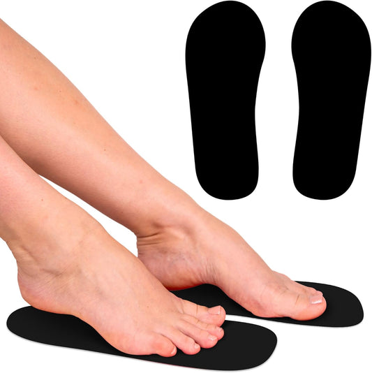 40 Pairs Spray Tan Feet Pads - Disposable Foam Protectors for Hygienic & Comfortable Tanning | Black