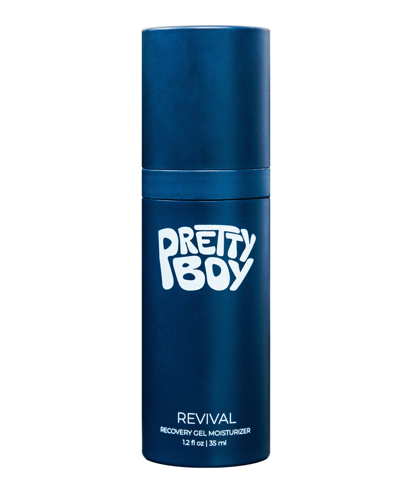 Prettyboy Face Revival Gel Moisturizer For Men - Hydrating Cream That Refreshes Dry Skin, Irritation, & Redness - Supports Anti Aging & Anti Wrinkle - Fragrance Free - 2 Count