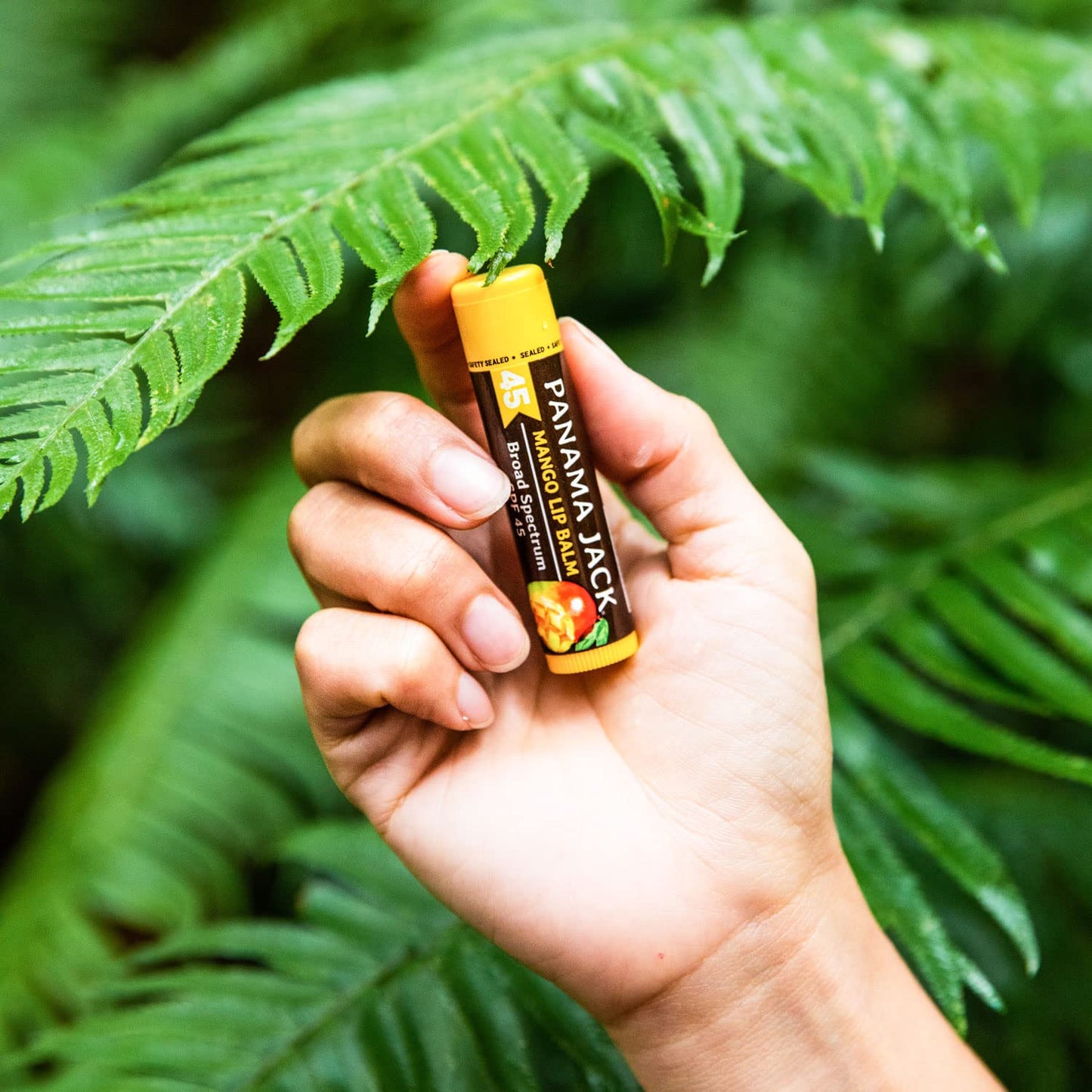 Panama Jack Sunscreen Lip Balm - SPF 45, Flavor Pack, Broad Spectrum UVA-UVB Sunscreen Protection, Prevents & Soothes Dry, Chapped Lips (Mango/Tropical)