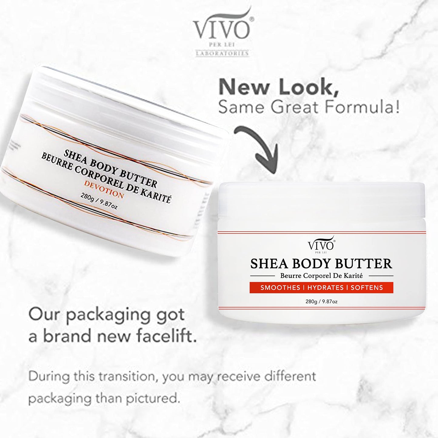 Vivo Per Lei Shea Body Butter, Gives You Baby Soft Skin, Devotion - Pack of 2 (2)