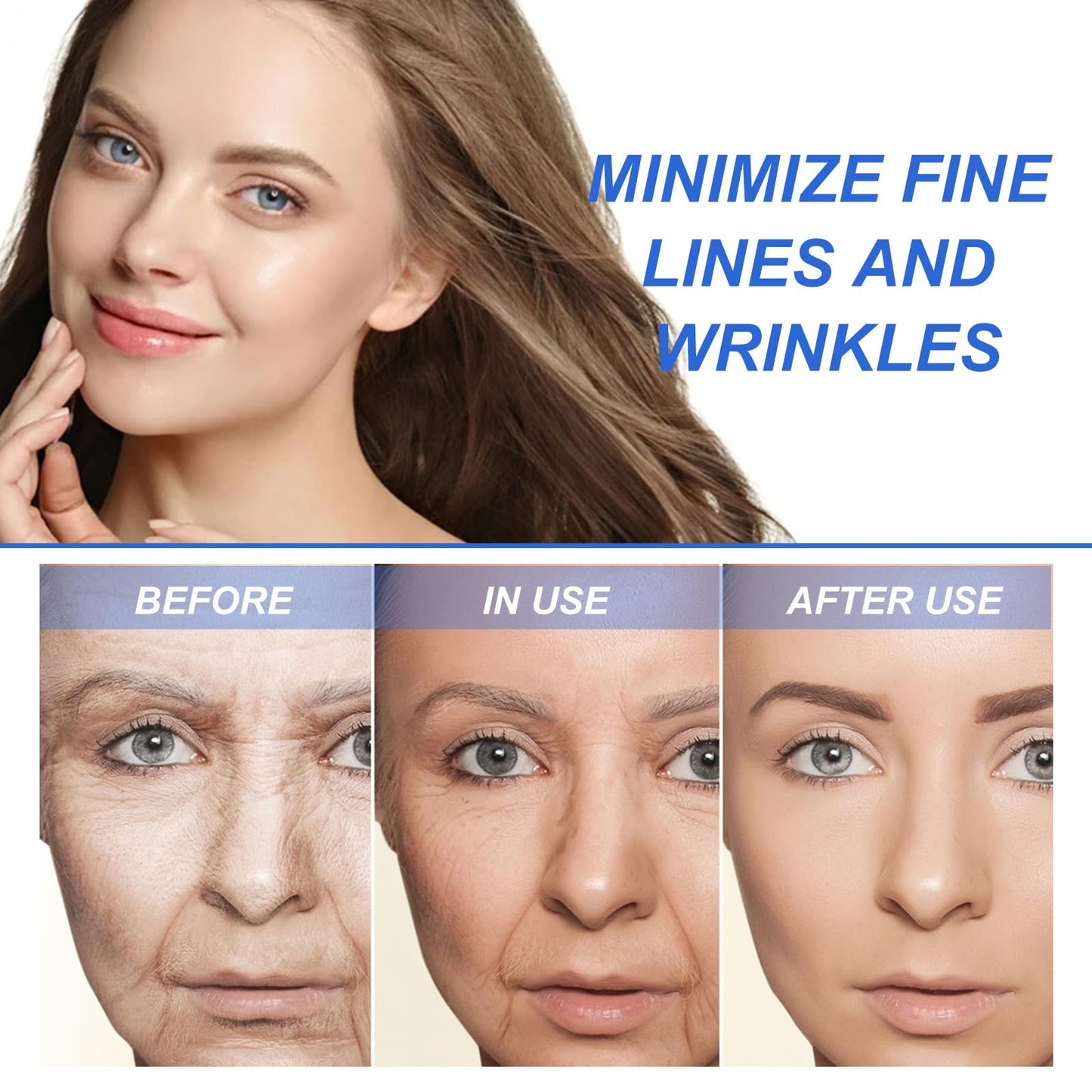Facial Serum 1 Fl Oz, Anti Aging Serum For Face, Instant Face Tightening, Reduce Fine Lines, Wrinkles, Boost Skin Collagen, Hydrate & Plump Skin
