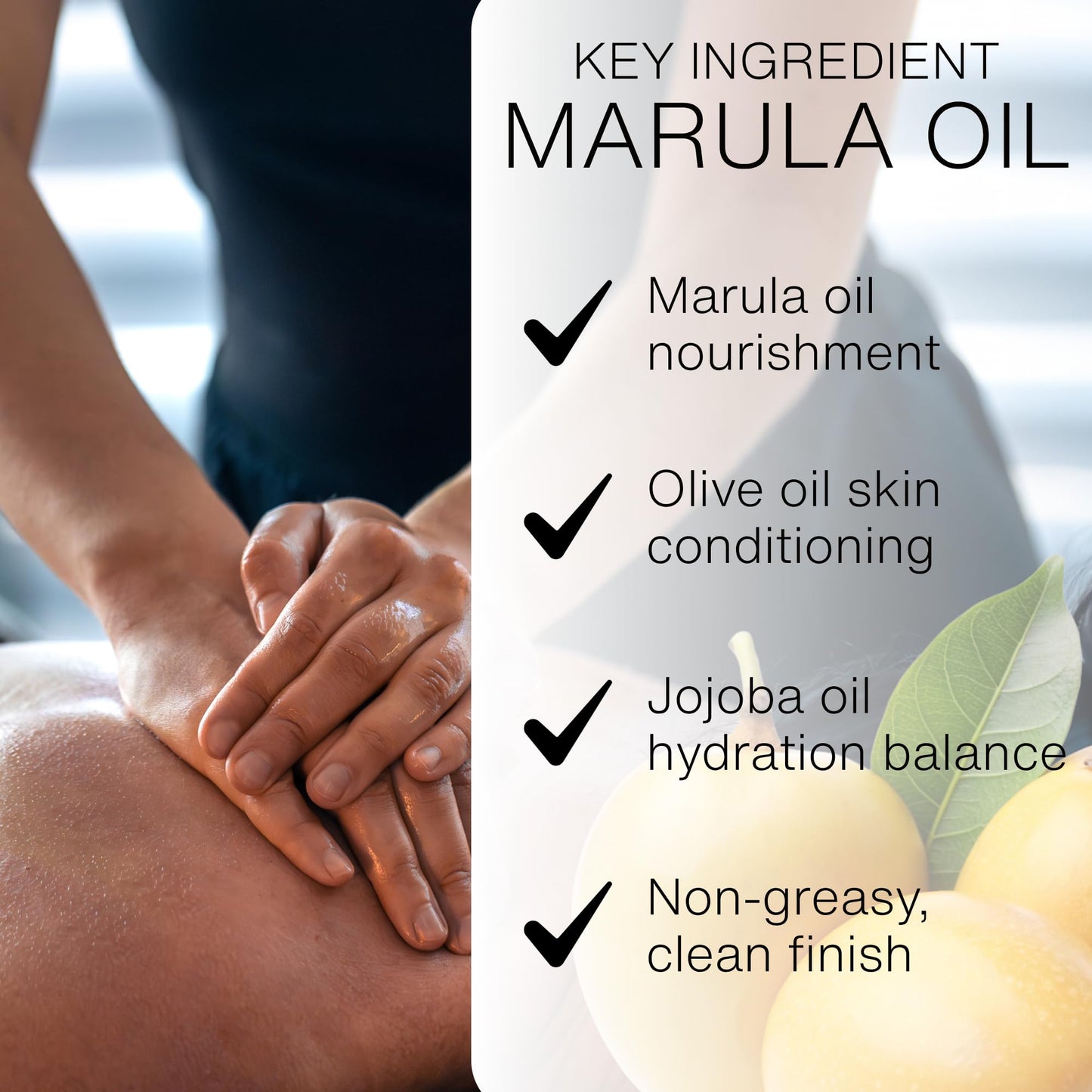 Bon Vital Complete Massage Creme, 5-Gallon, Unscented Non-Greasy Cream with Marula, Olive & Jojoba Oils, Hypoallergenic Moisturizer for Professional or Home Use, Premium Dual-Purpose, Massage Therapy