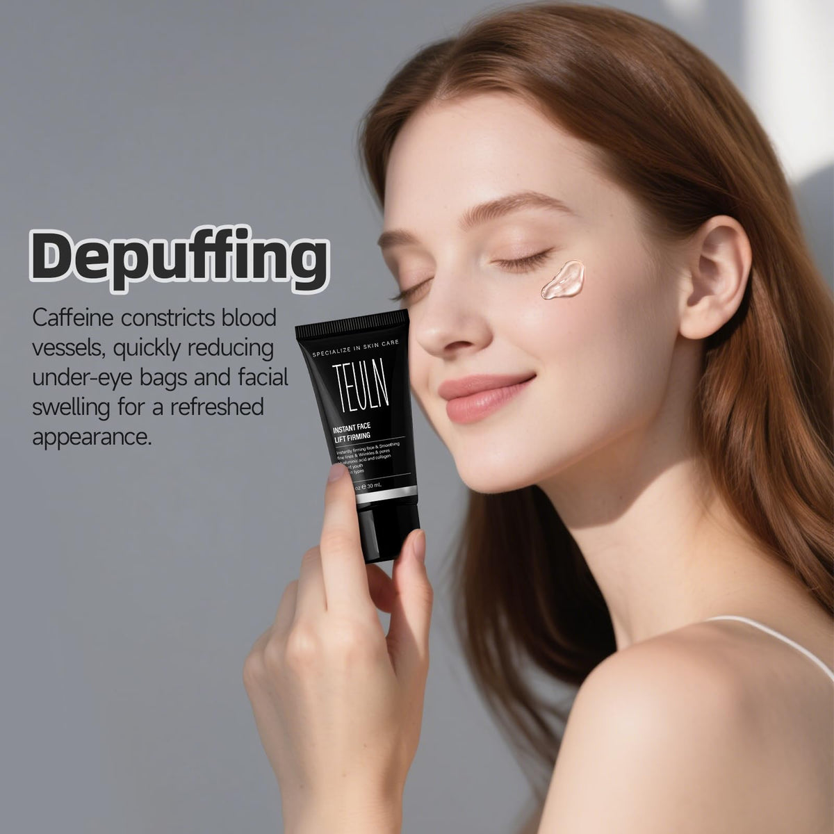 TEULN Instant Face Lift Cream,Instant Face Tightener, Smoothing Fine Lines, Wrinkles and Pores,face tightening and lifting