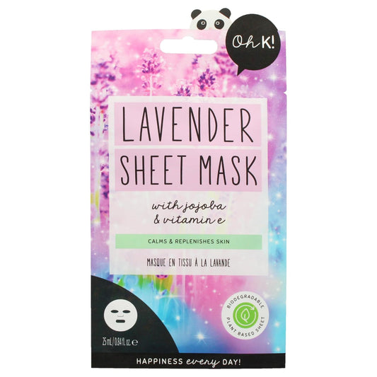 Lavender Sheet Mask - Hydrating & Moisturizing Face Mask for Anti-Aging | Korean Skincare - 1 Pc