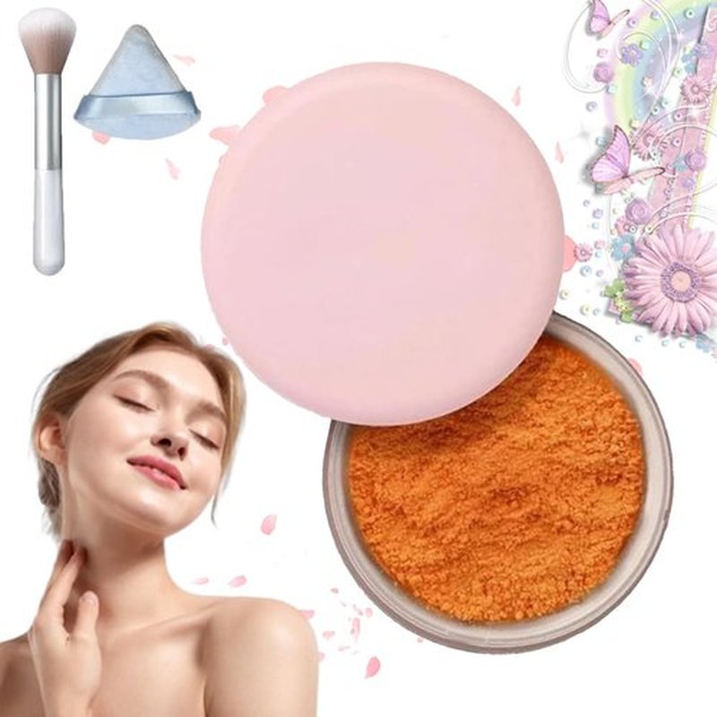 Luminance Milano Powder,Luminance Milano Pink Powder,Luminance Milano Setting Powder,Blurring Setting Powder By Luminance Milano,Waterproof And Sweat-Proof Setting Powder For All Skin Tones (02, 6G)