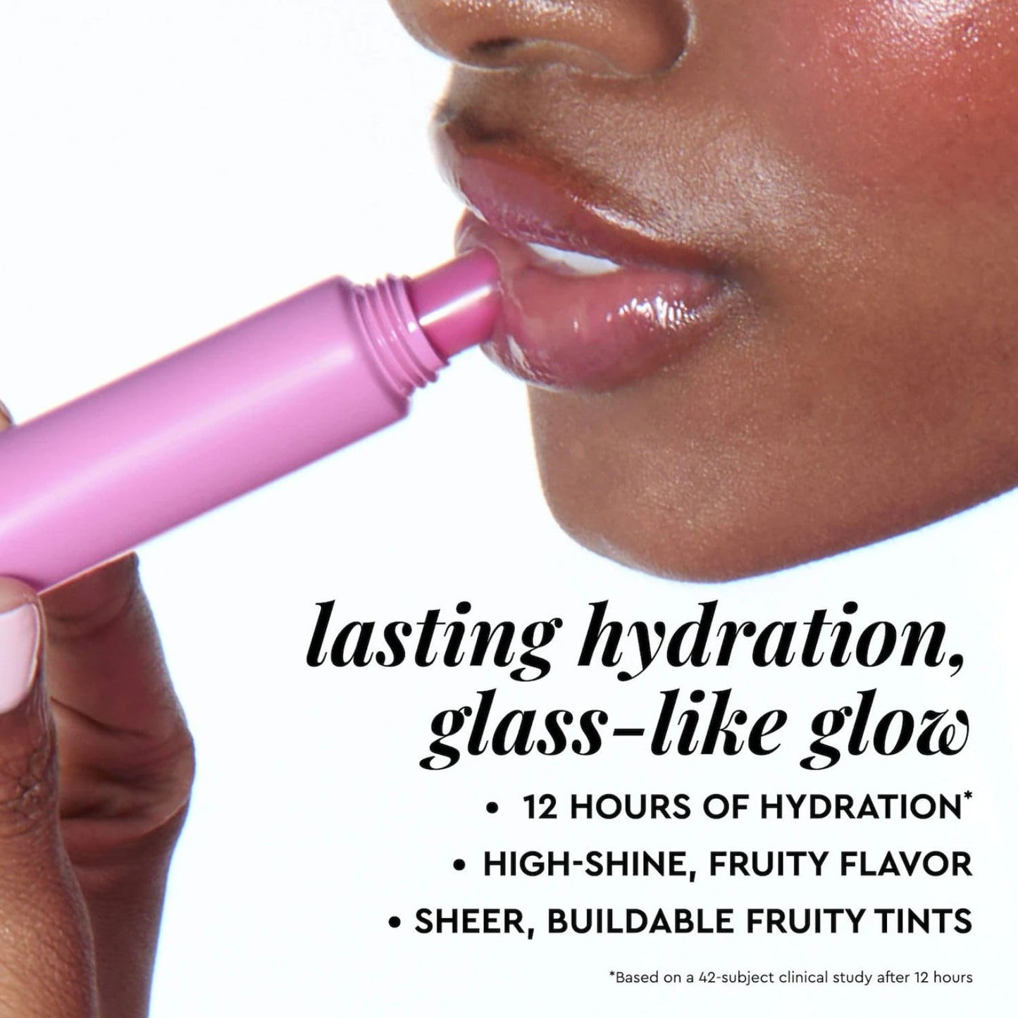 Glow Recipe Glass Balm Lip Treatment - 12Hr Hydrating Lip Balm & Moisturizer with Hyaluronic Acid to Smooth, Plump & Protect from Dryness, High Shine Finish - Dragonfruit Bingsoo (15 ml)