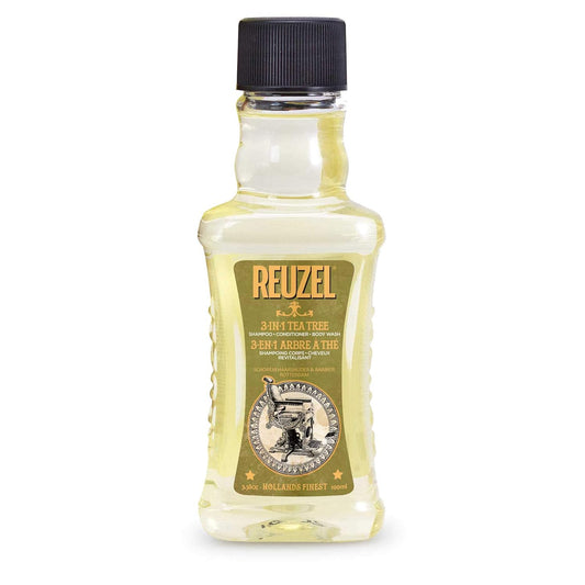Reuzel 3-In-1 Tea Tree Shampoo, Cleanses Hair and Body