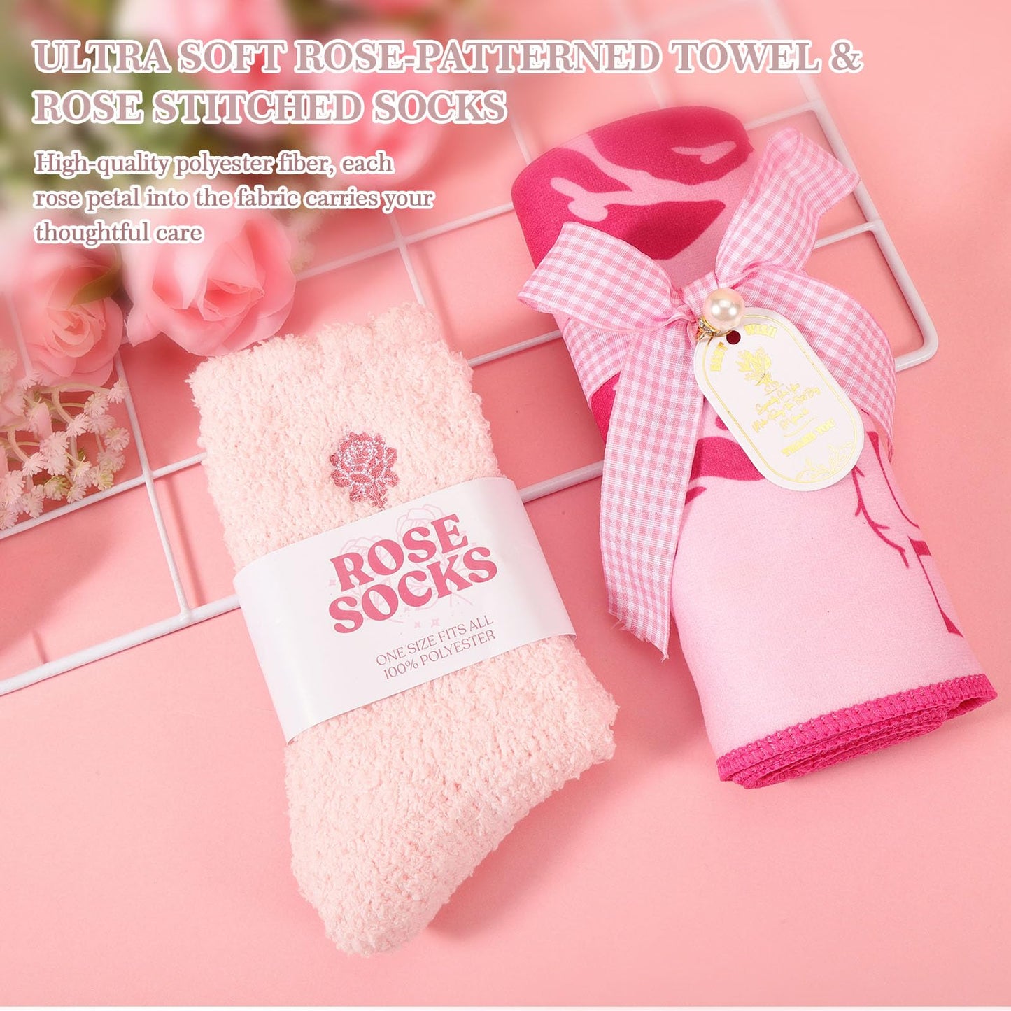 Pink Gifts for Womens Self Care Essentials Gift Set - Pink Birthday Gifts Box for Women Spa Gift Basket for Mom Sister Best Friend Work Friend, Gift Package for Women Pampering Gifts w/ 40oz Tumbler
