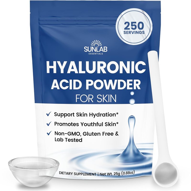 Hyaluronic Acid Powder for Skin | Cosmetic Grade, Low Molecular Weight - 25g for DIY Serums & Deep Hydration