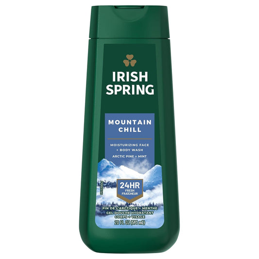 Irish Spring Body Wash - Mountain Chill Scent | Refreshing Clean & Invigorating Fragrance