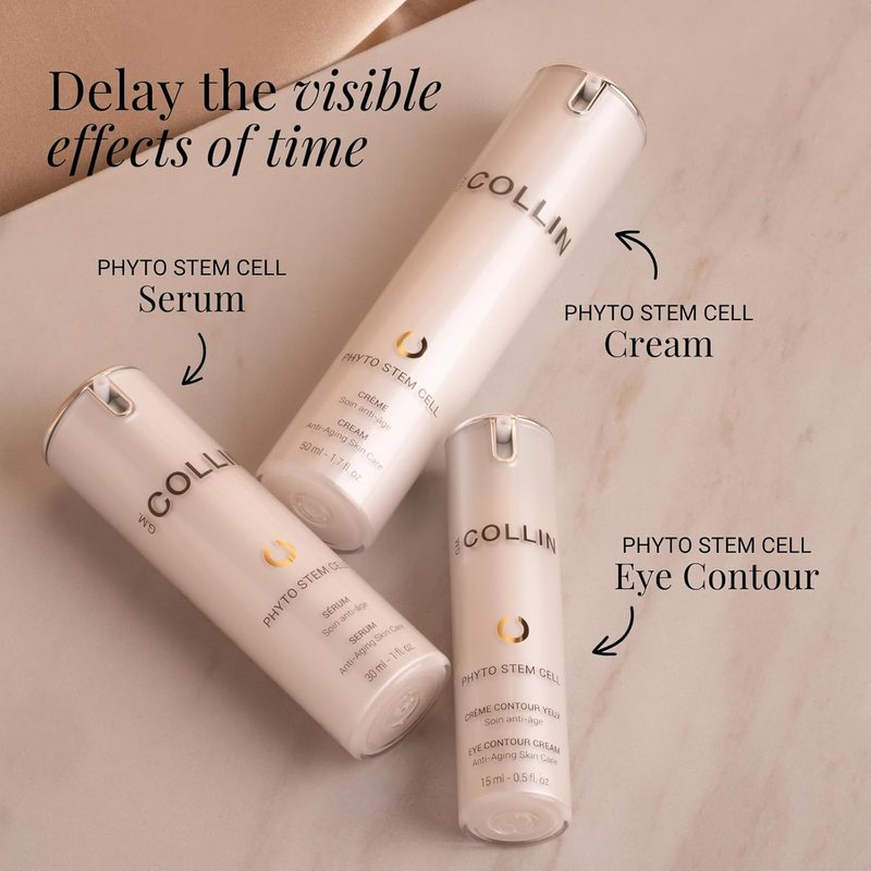 G.M. COLLIN Phyto Stem Cell Eye Contour Cream - Anti-Aging Formula with Peptides & Plant Stem Cells | Reduces Dark Circles & Puffiness