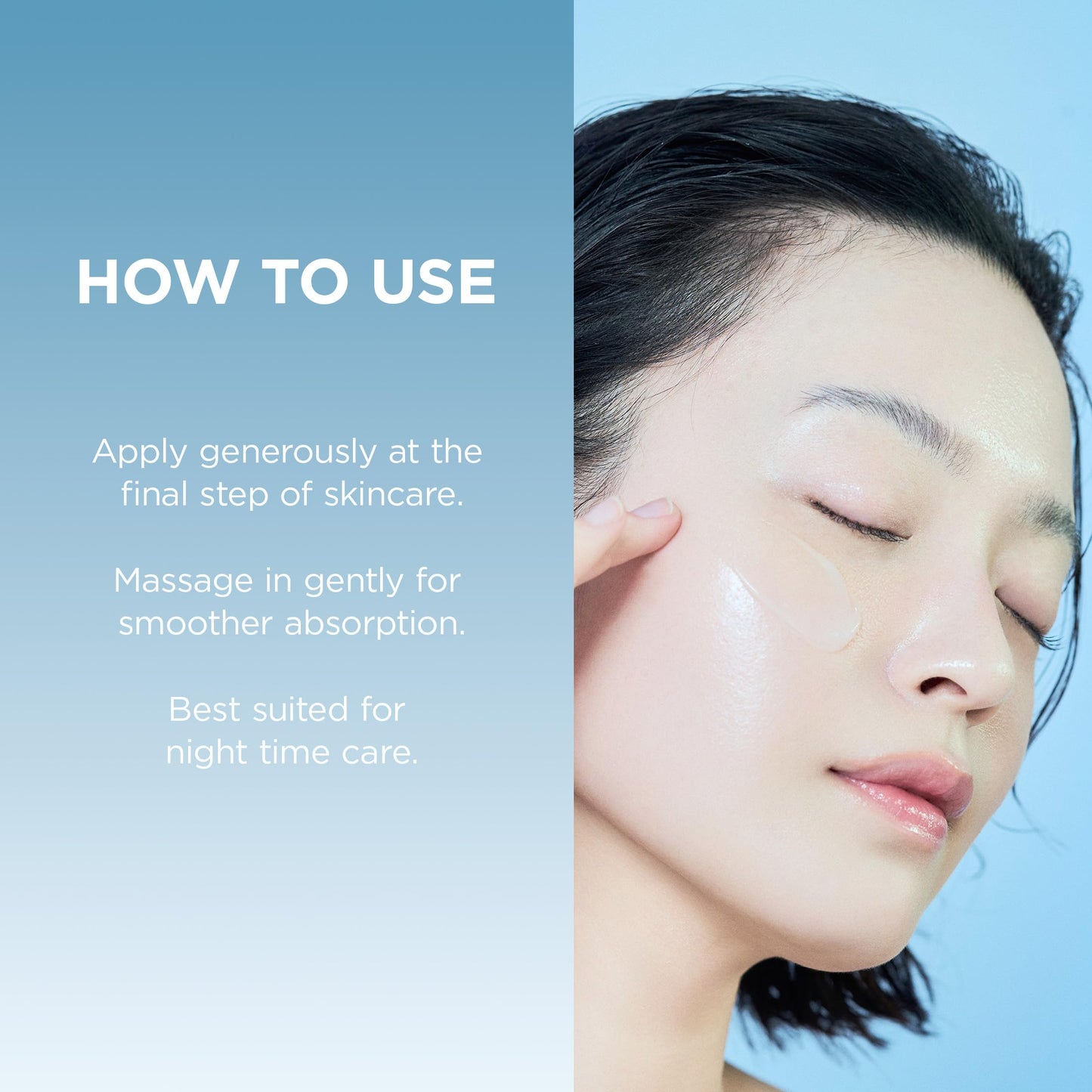 SKIN1004 Hyalu-Cica Sleeping Pack, Korean Face Moisturiser with Hyaluronic Acid & Centella, Cream for Overnight Hydration, Moisturizer for Healthy Looking Skin, Korean Skincare, 3.38 fl.oz,100ml