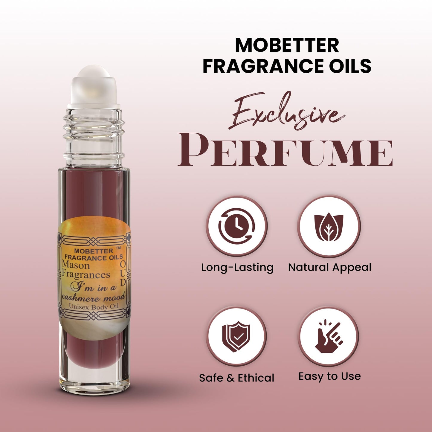 MOBETTER FRAGRANCE OILS Mason Fragrances Oud I'm in a Cashmere Mood Unisex Body Oil