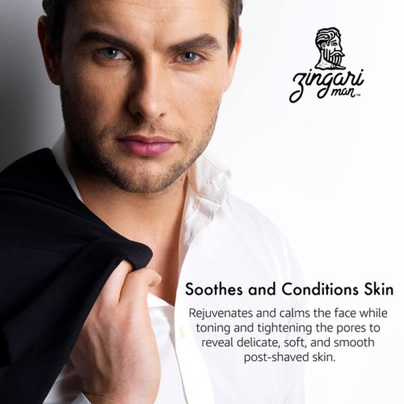 Zingari Man - The Nomad Recovery Splash - Mens Skin Care Aftershave Products - Moisturizer and Body Lotion Wash - Hydration Primer With Cologne and Oil Blend - Sensitive Shaving Treatment