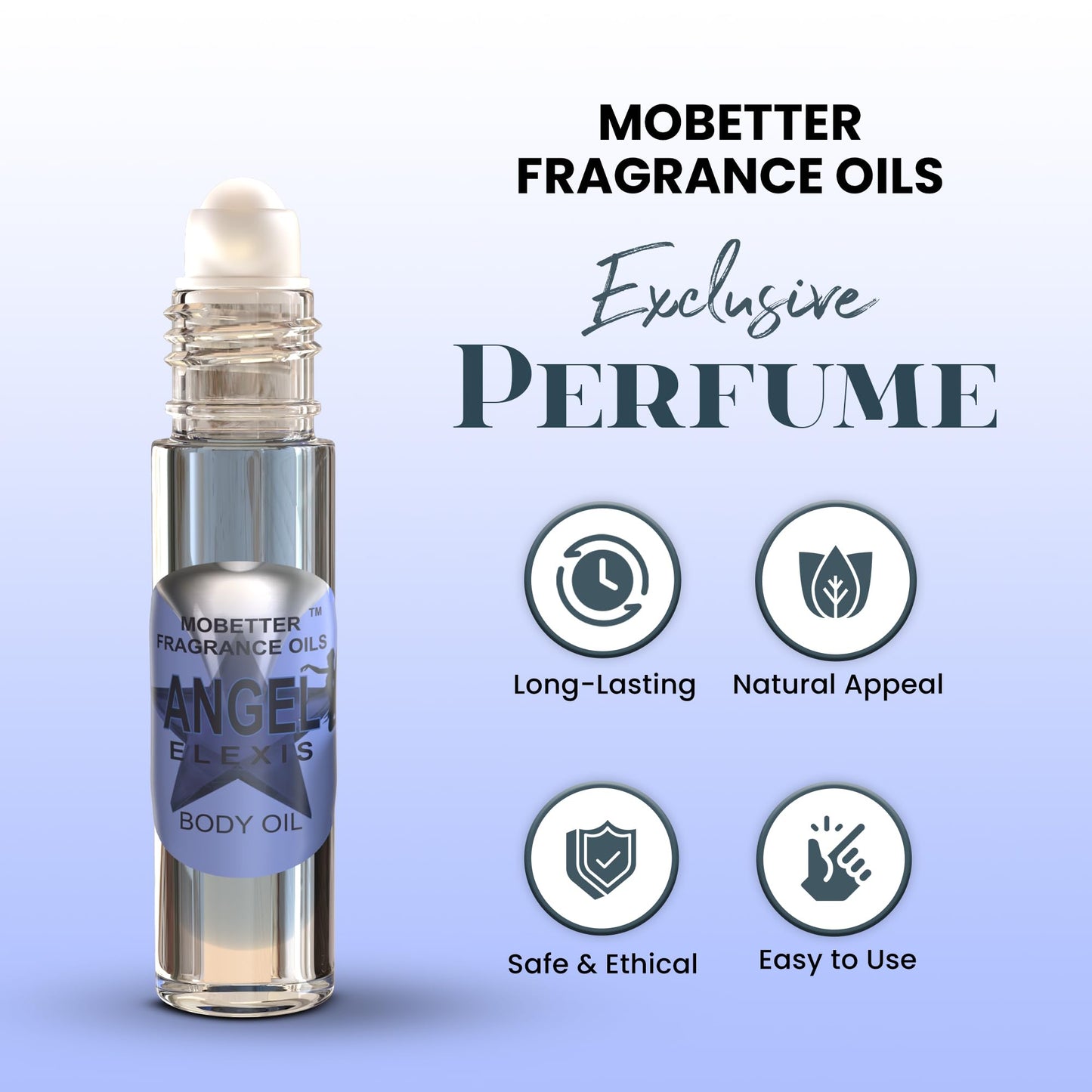 MOBETTER FRAGRANCE OILS – Angel Collection | Long-Lasting Perfume Body Oil