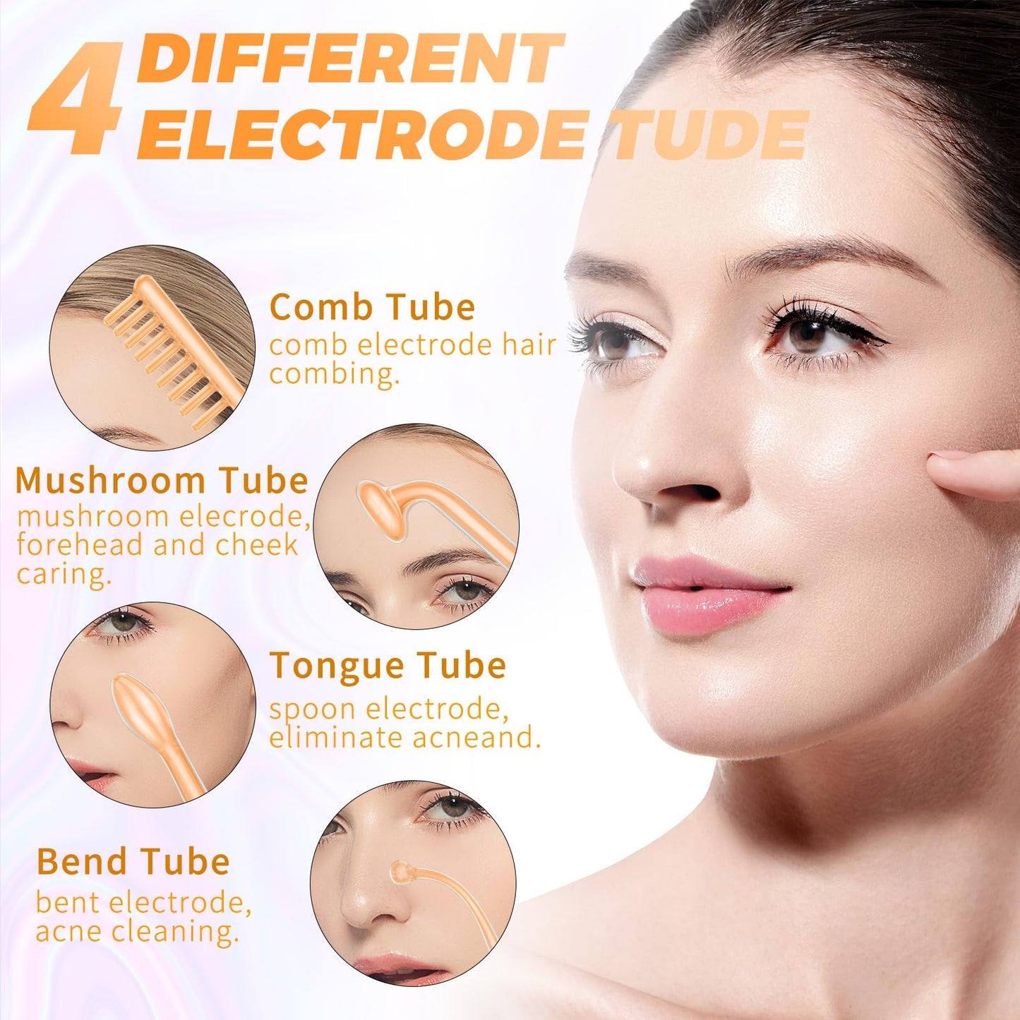 MYSWEETY High F Rrequncy Portable Handheld Facial Skin Care Wand Machine