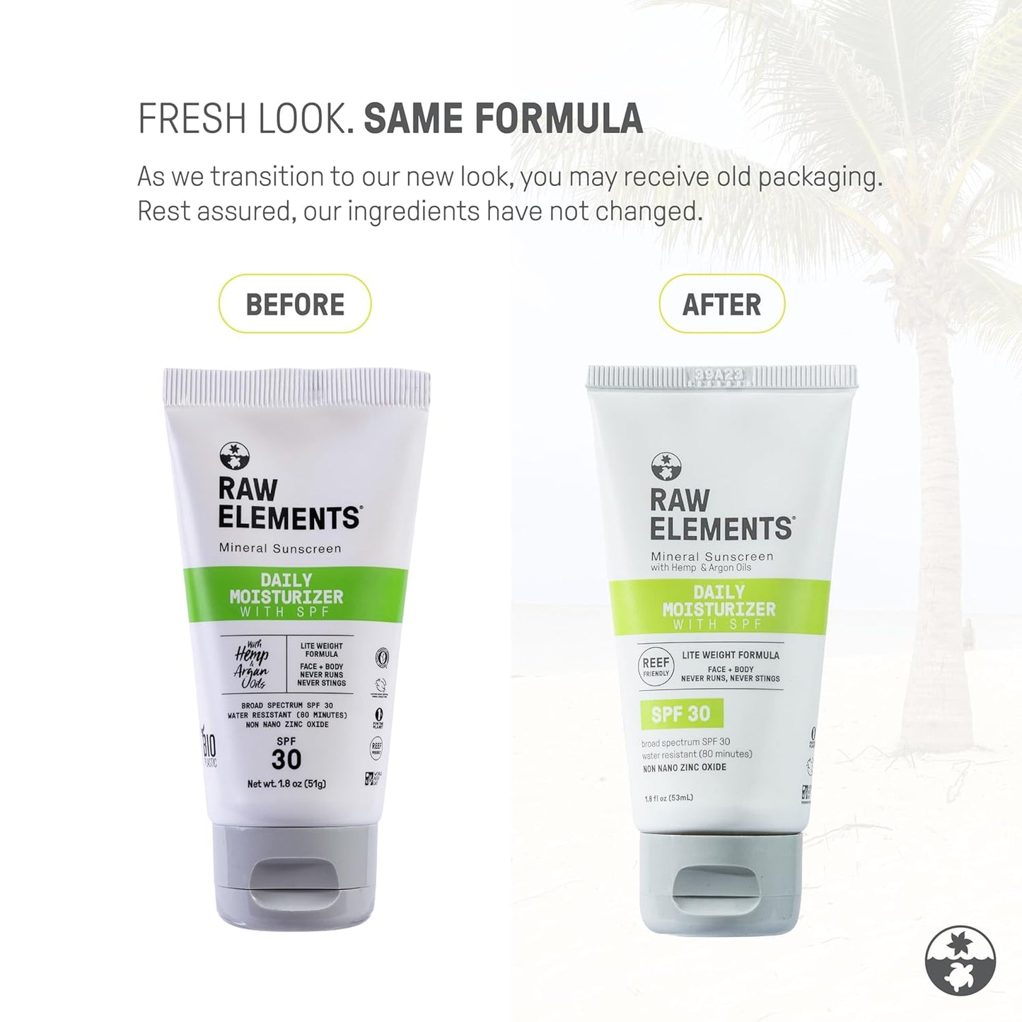Daily Lifestyle Moisturizer with SPF 30 - Bio-Resin, Reef-Safe, Water Resistant, 1.8 oz