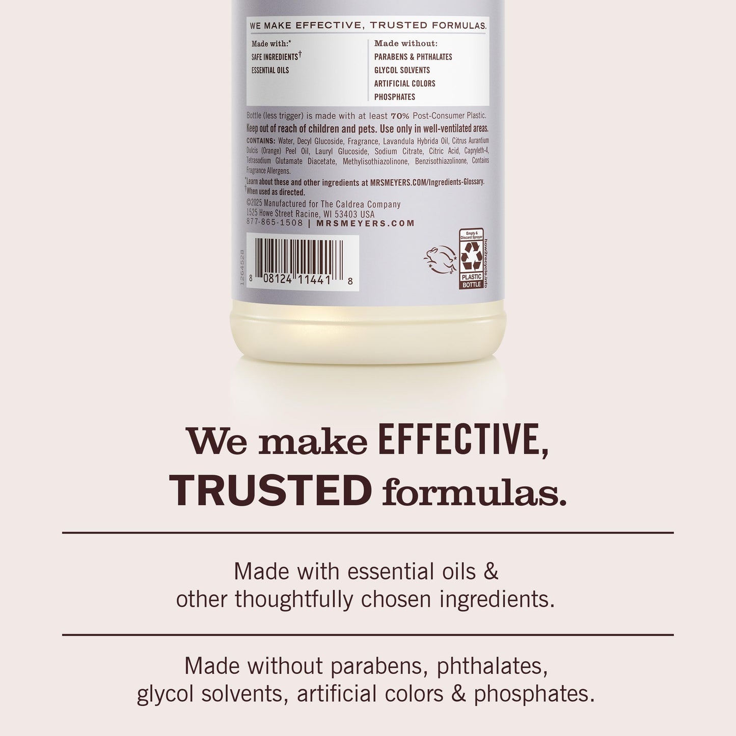 MRS. MEYER'S CLEAN DAY All-Purpose Cleaner Spray, Lavender, 16 fl. oz