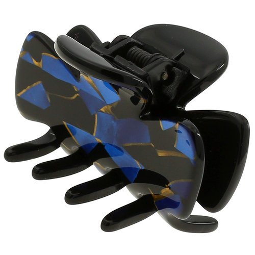 Camila Paris CP2439 French Hair Clip for Women, Large Blue, Handmade Girls Hair Claw Clips Jaw Fashion Durable and Styling Hair Accessories for Women, Strong Hold No Slip Grip, Made in France