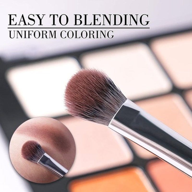 BEILI Makeup Brushes 15Pcs Make up Brushes Set Premium Vegan Foundation Concealers Blush Eyeshadow Eyeliner Powder Highlighter Blending Face Brush Set(Blue)