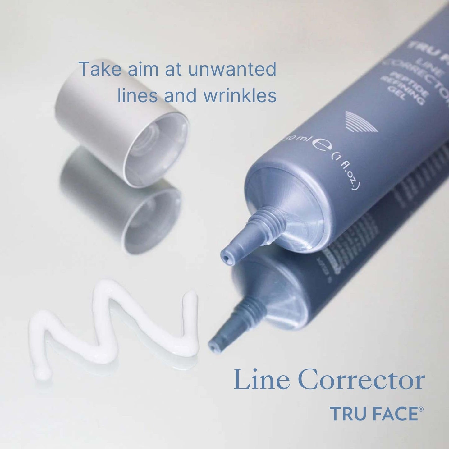 Nu Skin Tru Face Line Corrector | Peptide Refining Gel | 1 Fl Oz | 1 Pack