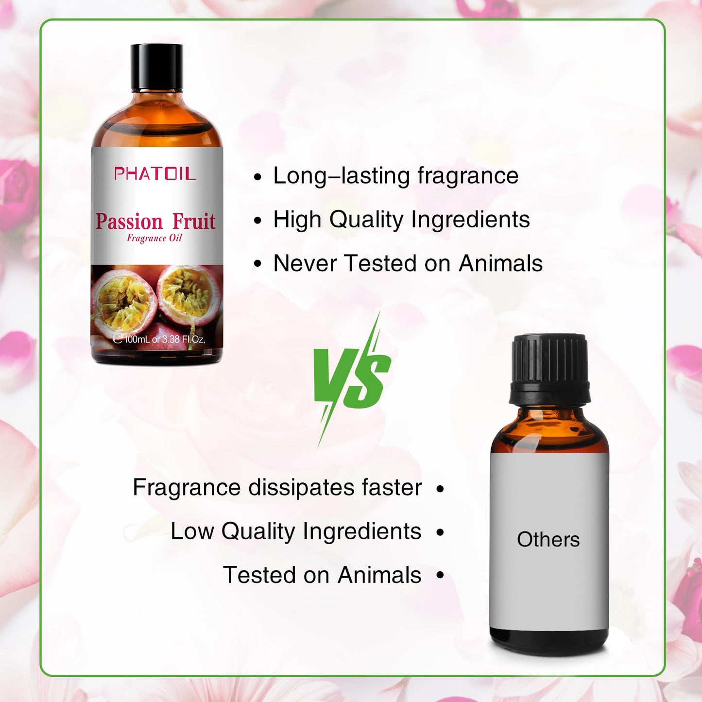 PHATOIL Passion Fruit Fragrance Oil for Diffuser Aromatherapy 3.38FL.OZ