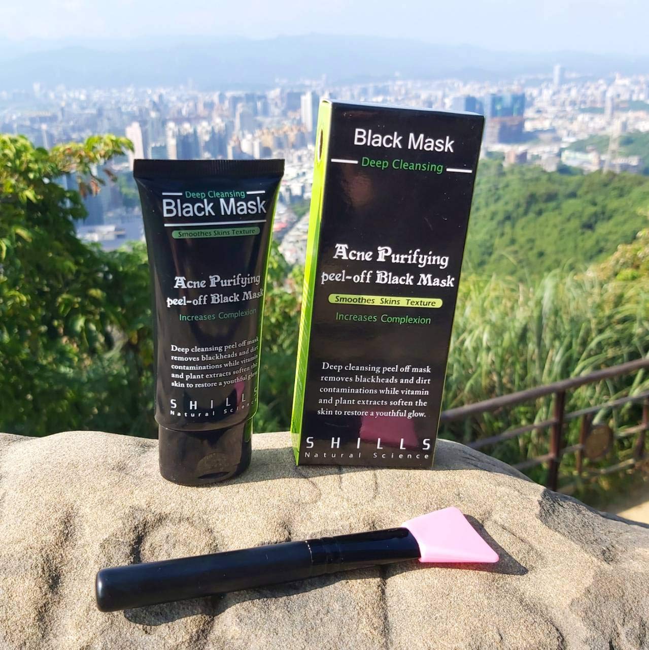 Charcoal Black Peel-Off Mask - Pore Control & Blackhead Remover | Purifying Bamboo Charcoal, 1.69 fl. oz