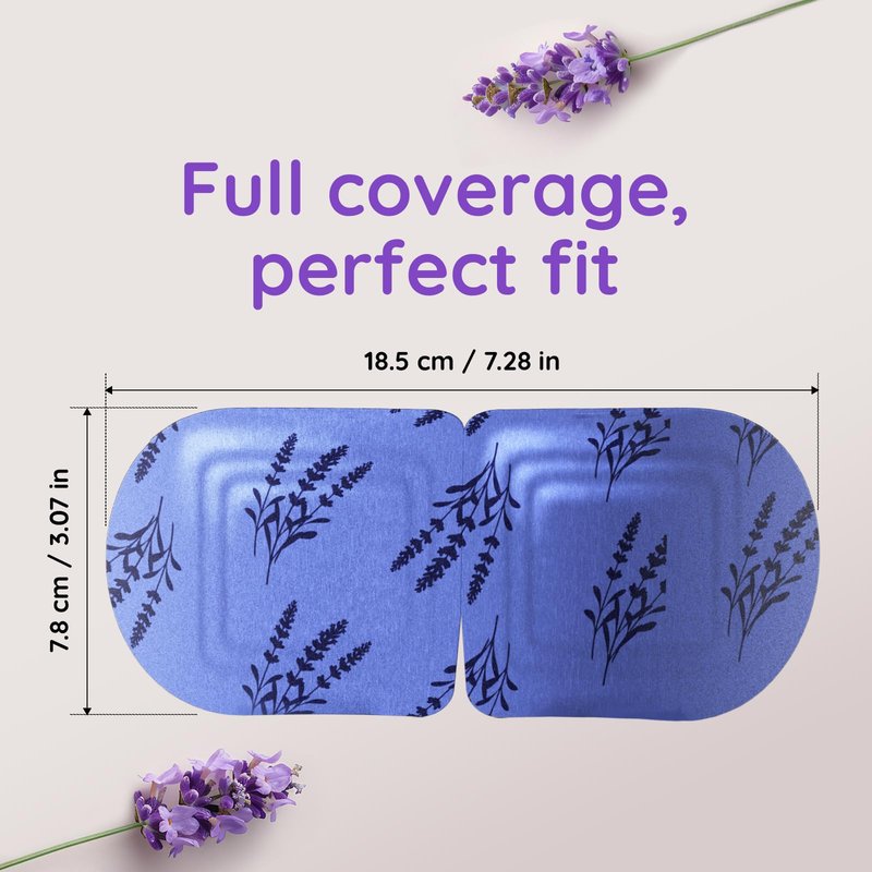 16 Pack Lavender Steam Eye Mask for Dryness, Puffiness, Relaxation, Heated Eye Mask for Sleep & Travel, Self-Heating & Disposable Warm Compress, Travel Essentials, Relaxation Gifts for Women - PAC2