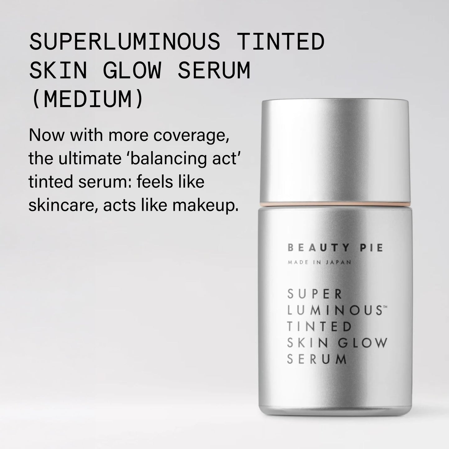 Beauty Pie Tinted Skin Glow Serum | Skin Tint | Light/Medium