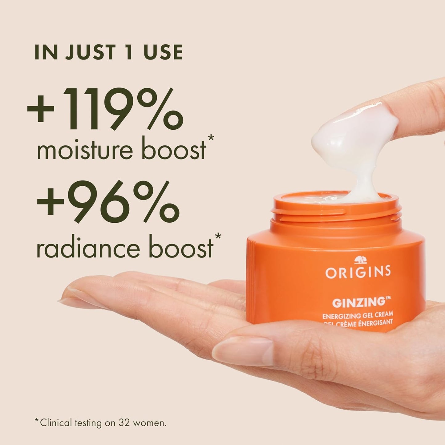 Radiance-Boosting Gel Moisturizer with Vitamin C & Niacinamide | Origins GinZing for All-Day Glow