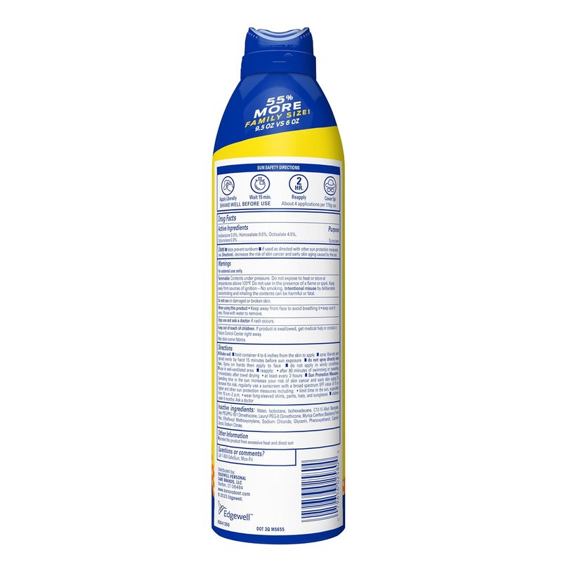 Banana Boat Kids Sport Sunscreen Spray - SPF 50, 9.5oz | Water-Resistant Children's Sunscreen