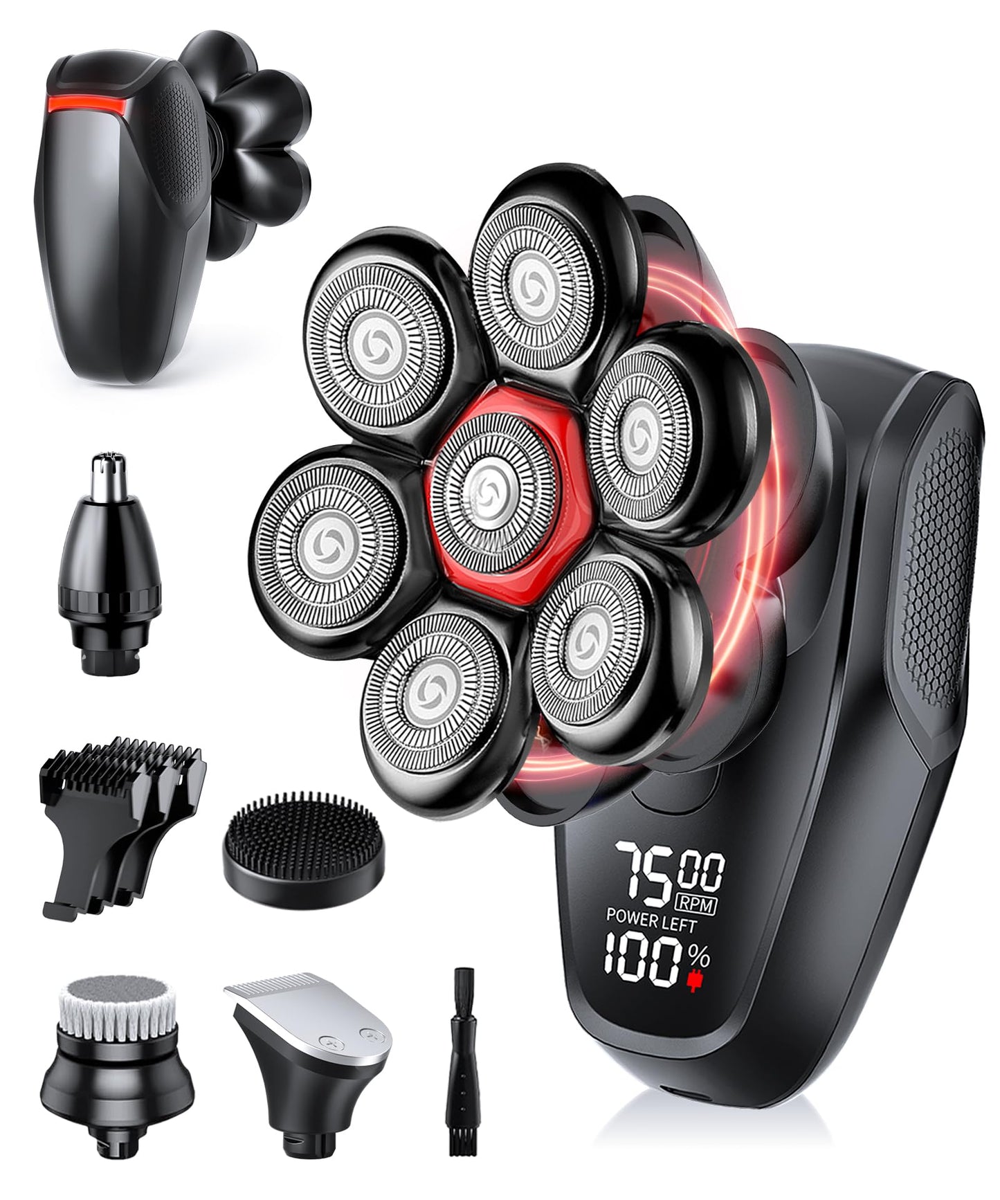 MALEGEBAZ Head shavers for Bald Men 5-in-1 Men's Grooming Kit